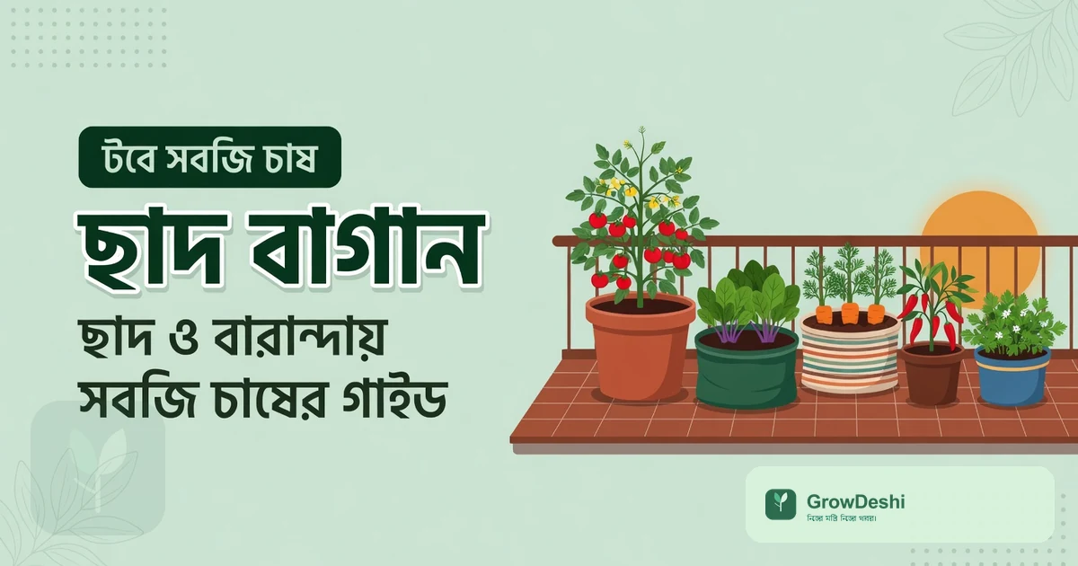 ছাদ ও বারান্দায় সবজি বাগান: সম্পূর্ণ গাইড
