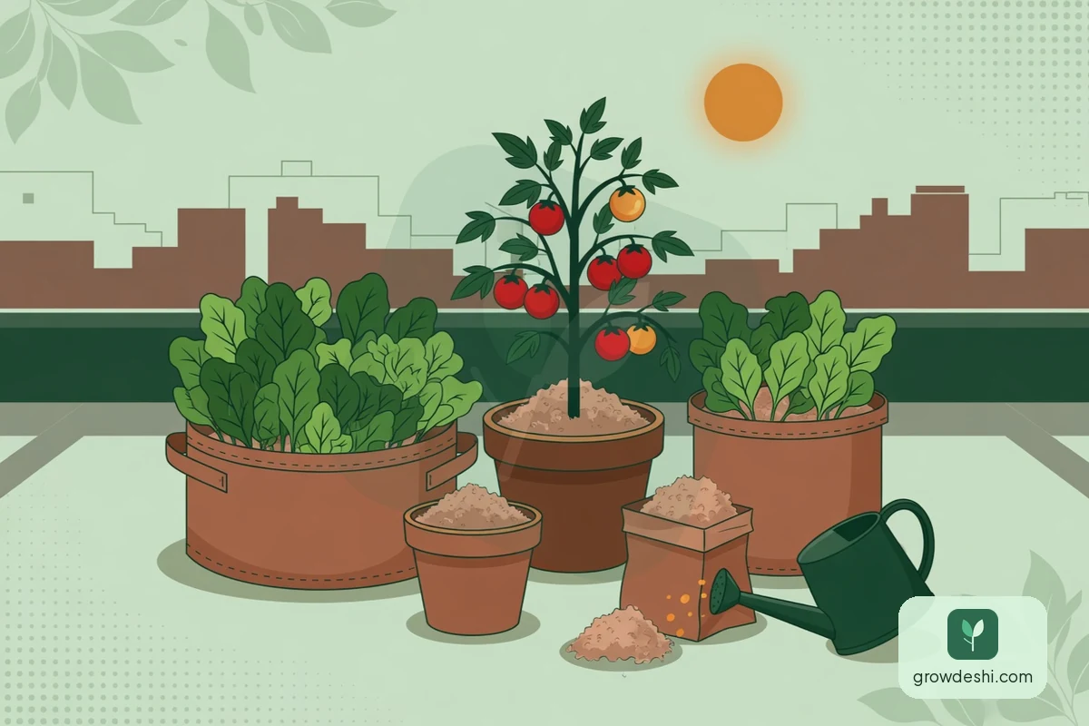 ছাদবাগানে কোকোপিটের ব্যবহার ও সেরা গাছ — GrowDeshi
