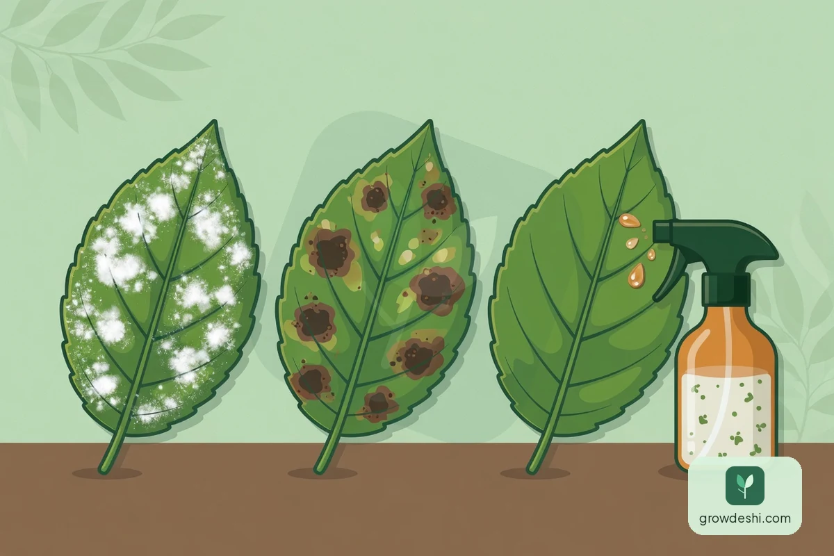 বর্ষায় গাছের ছত্রাক রোগ ও জৈব প্রতিকার — GrowDeshi