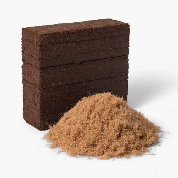 কোকোপিট ব্লক ও আলগা কোকোপিট — GrowDeshi