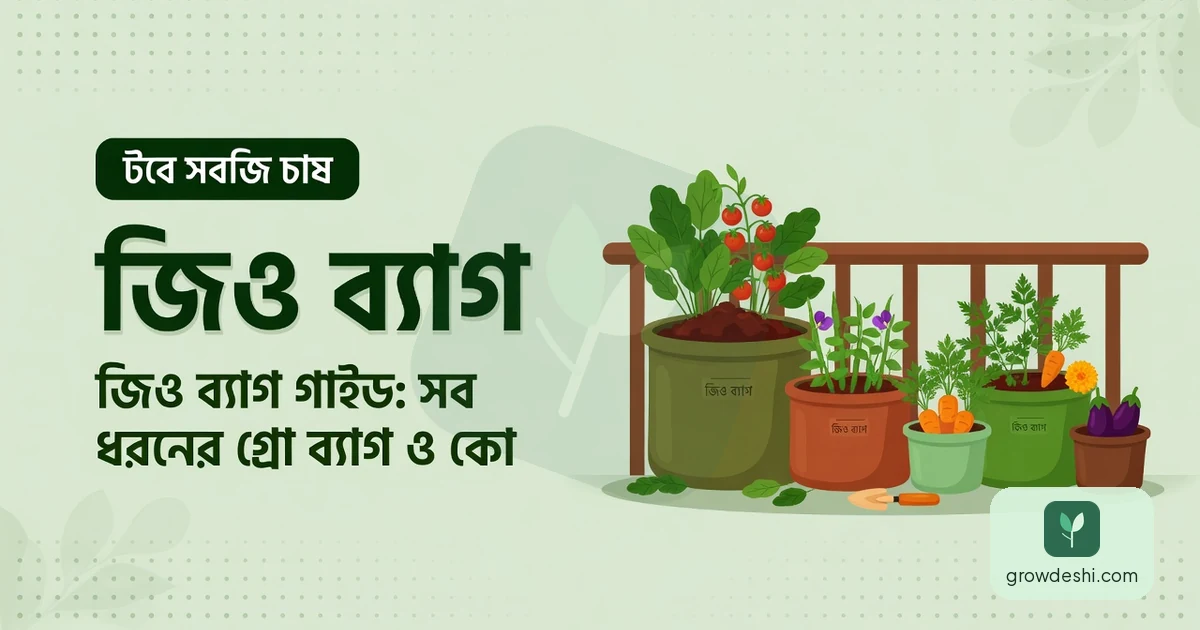 জিও ব্যাগ গাইড: সব ধরনের গ্রো ব্যাগ ও কোনটা কীসের জন্য সেরা — GrowDeshi
