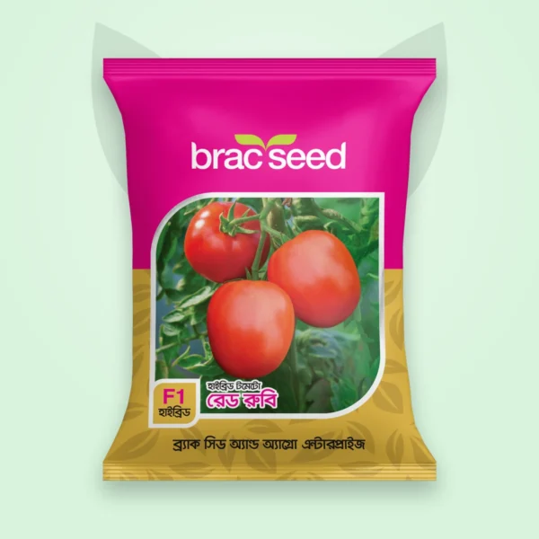 টমেটো বীজ — রেড রুবী | BRAC Tomato F1 Seed
