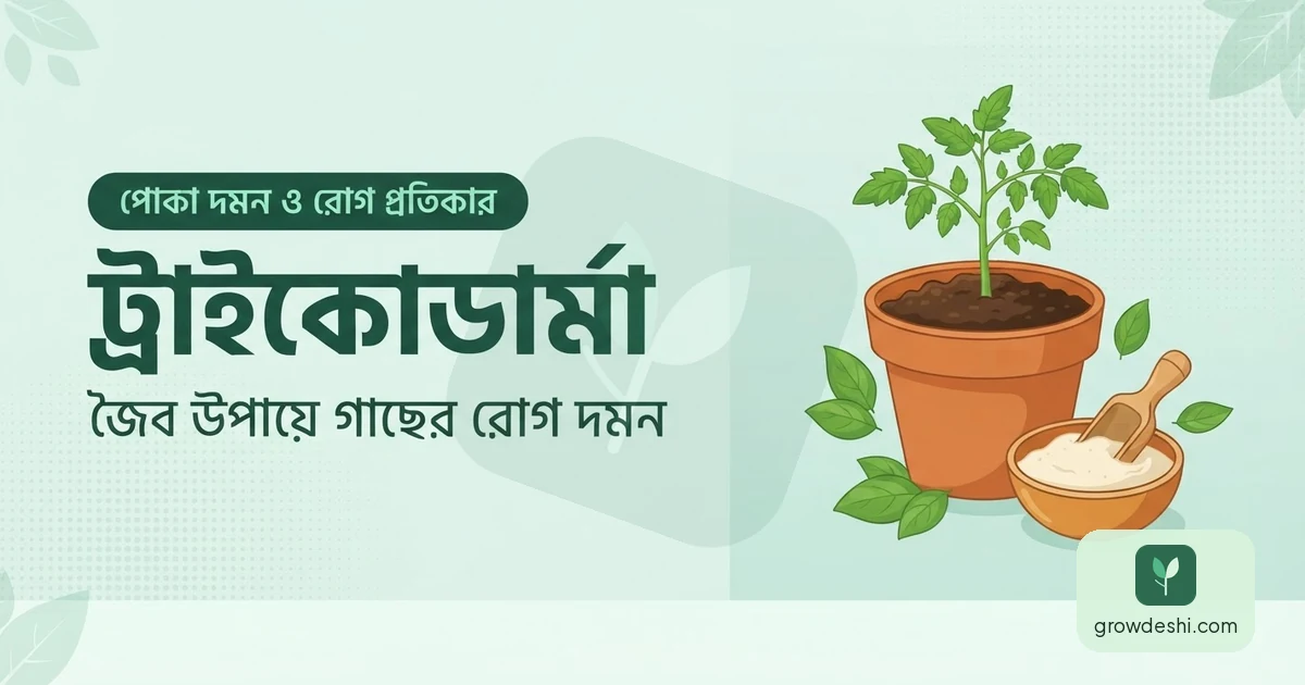 ট্রাইকোডার্মা কী ও কীভাবে ব্যবহার করবেন — সম্পূর্ণ গাইড — GrowDeshi