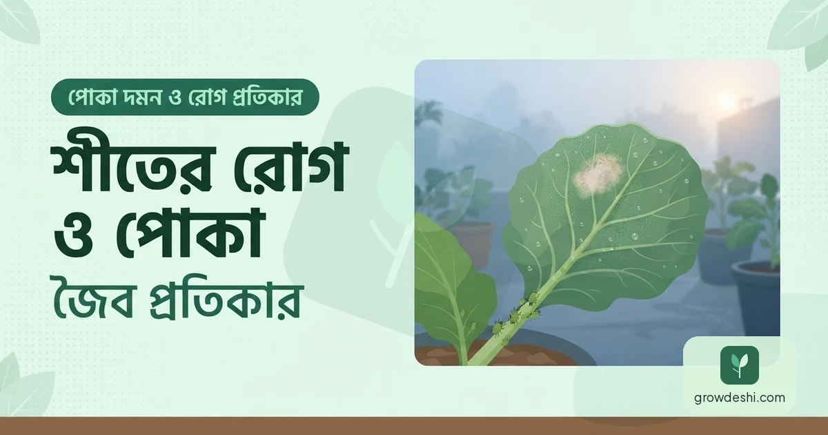 শীতে সবজি গাছের রোগ ও পোকা — জৈব প্রতিকার — GrowDeshi